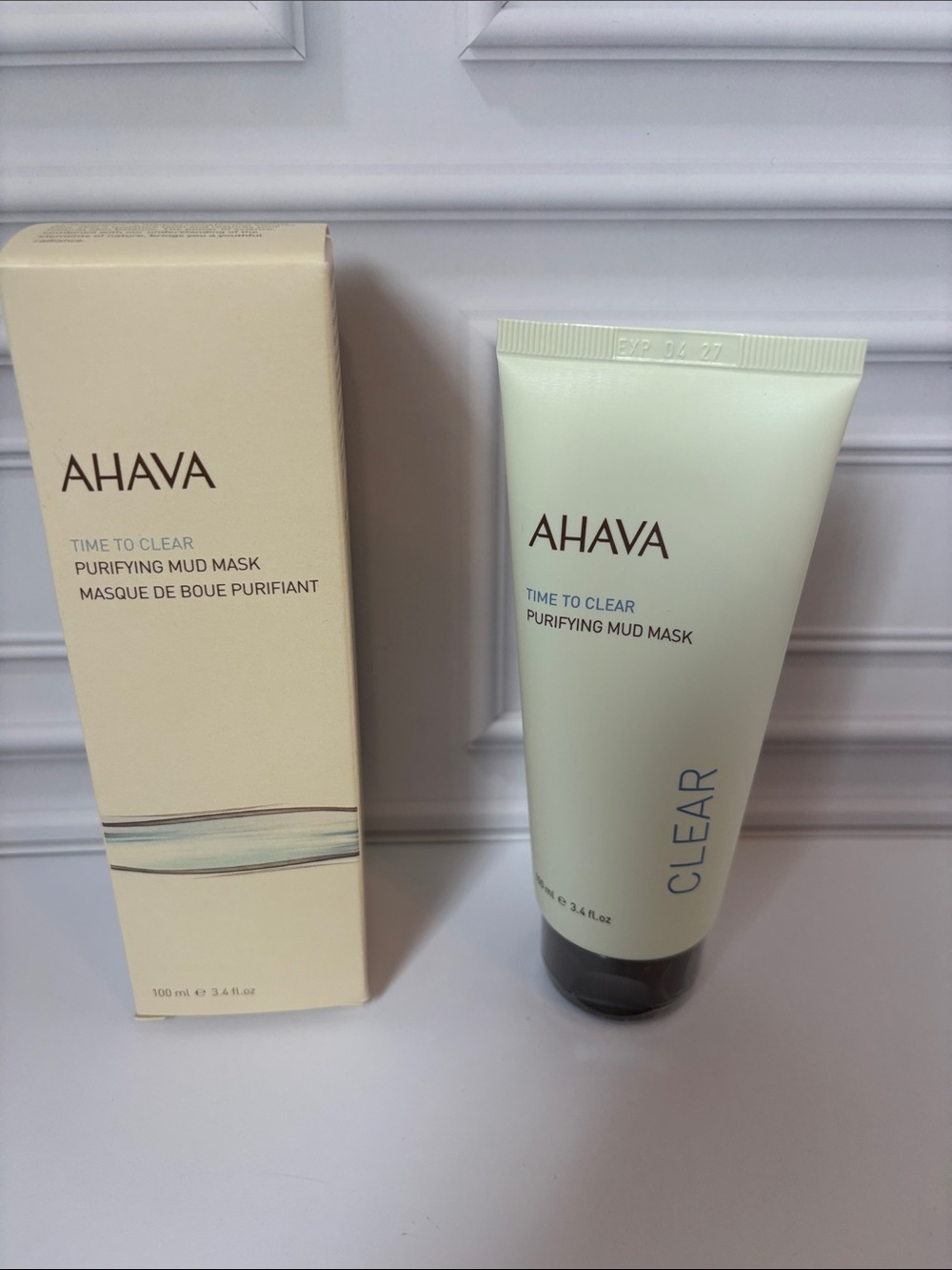 AHAVA Time To Clear Purifying Mud Mask 3.4 oz New in Box